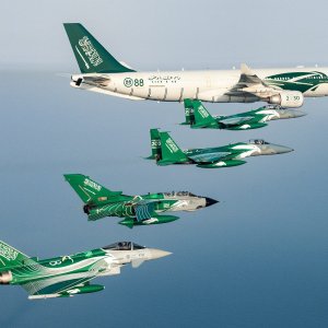 RSAF aircrafts with special livery to celebrate their National Day