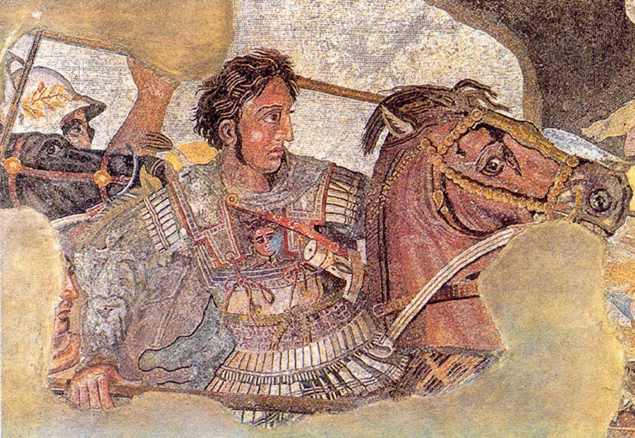 Alexander the Great mosaic Pompeii
