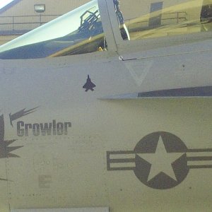 F-22 kill mark on growler