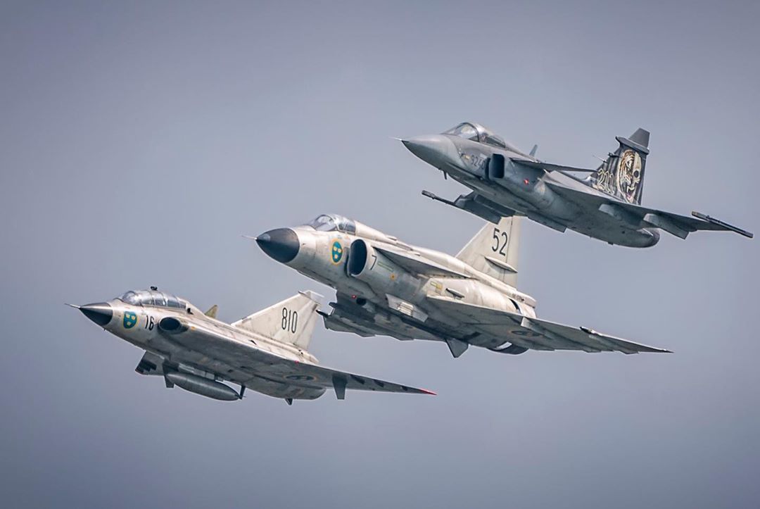 3 Gen Saab- Draaken Viggen Gripen