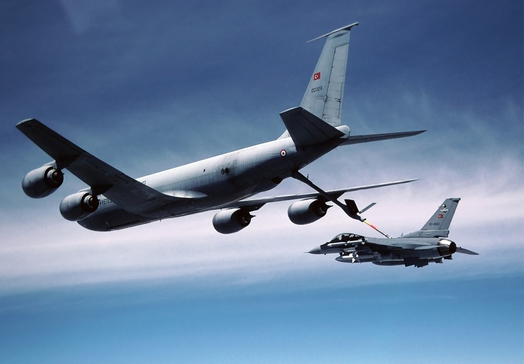 KC-135R Stratotanker tanker plane.