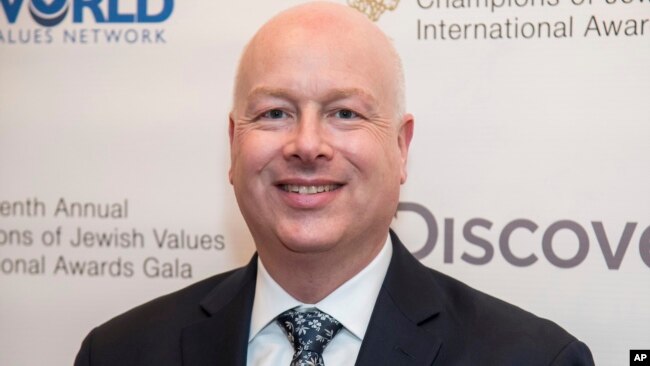 Jason Greenblatt attends the Champions of Jewish Values International Awards gala at Carnegie Hall, March 28, 2019, in New York.