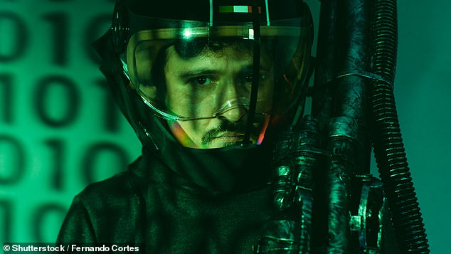 A cyborg soldier would include enhanced limbs for increased strength, an eye that provides infrared and ultraviolet vision and an audio device that provides ultra- and subsonic hearing (stock image)