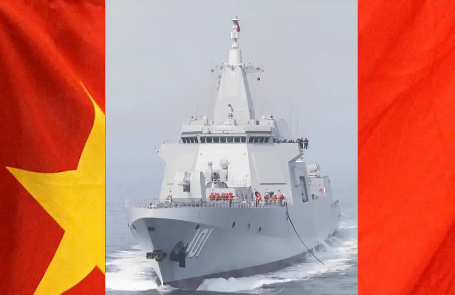 Technical review Type 55 stealth guided missile destroyer Nanchang of Chinese Navy 925 001