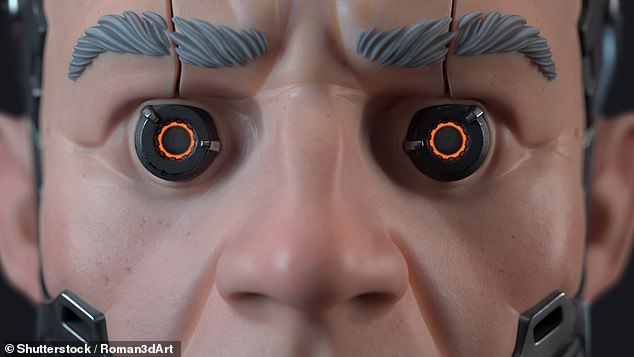 One of the areas ripe for enhancement is the eyes according to the report. They would replace part of the eye with implants that would allow the user to see in ultraviolet (stock image)