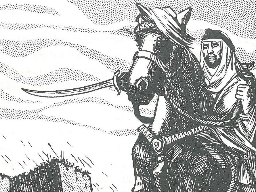 Khalid ibn al-Walid the seige of Al-Anbar.