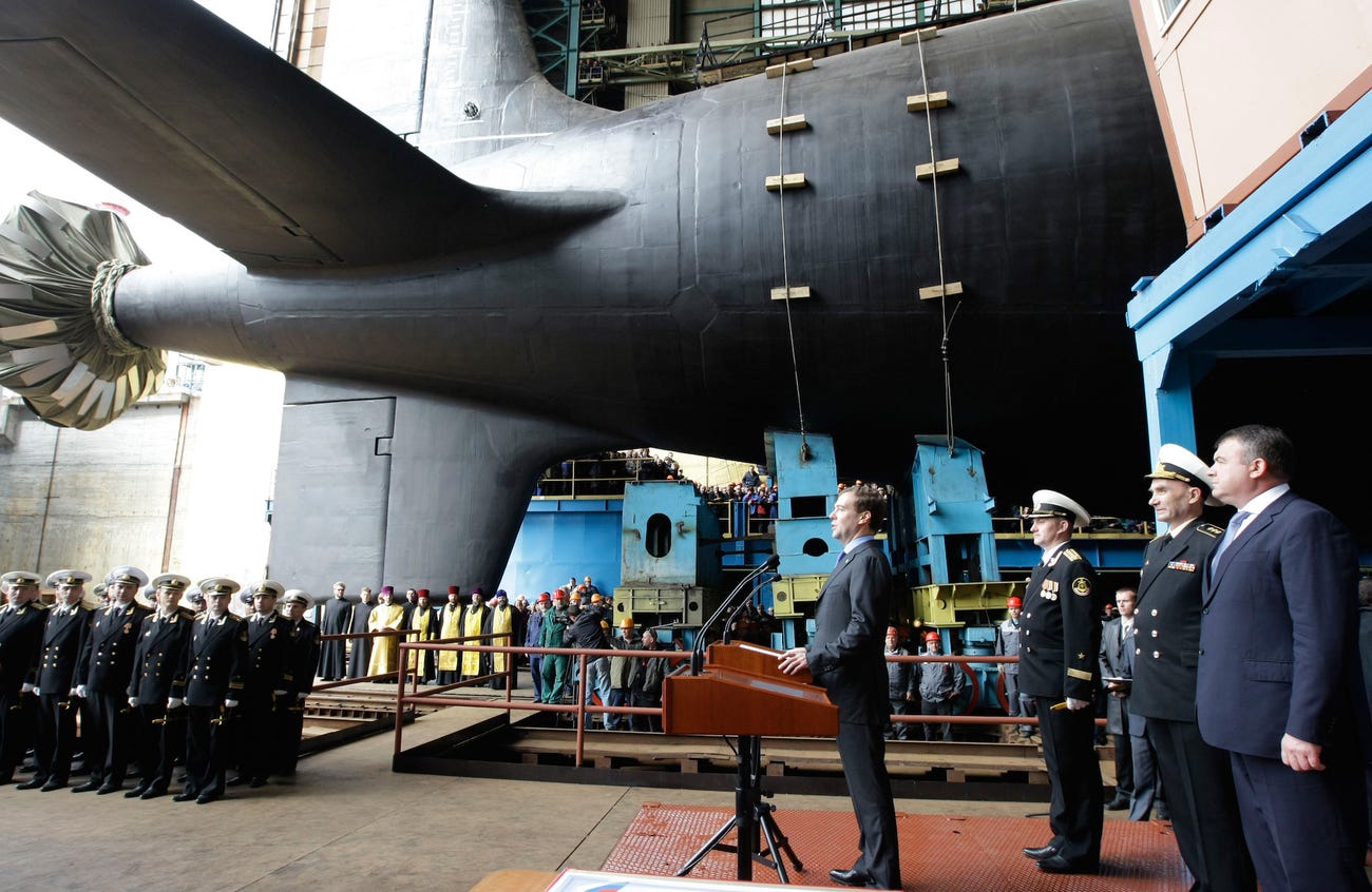 Russia Navy Yasen submarine Dmitry Medvedev