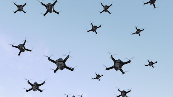 Swarming Drones 21 May 2019