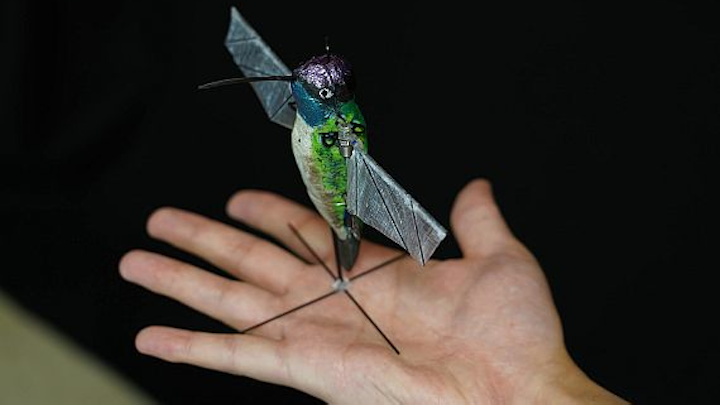 Hummingbird-like unmanned flying drone developed at Purdue to push limits of micro technology