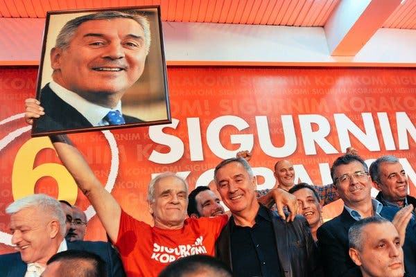 Western intelligence agencies first identified the unit after the failed 2016 coup in Montenegro, which involved a plot to kill Prime Minister Milo Djukanovic, center.