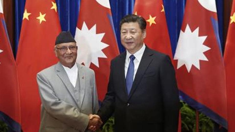 Domestic politics apart, the map also helps KP Oli score points with Beijing, Nepal’s other giant neighbour.