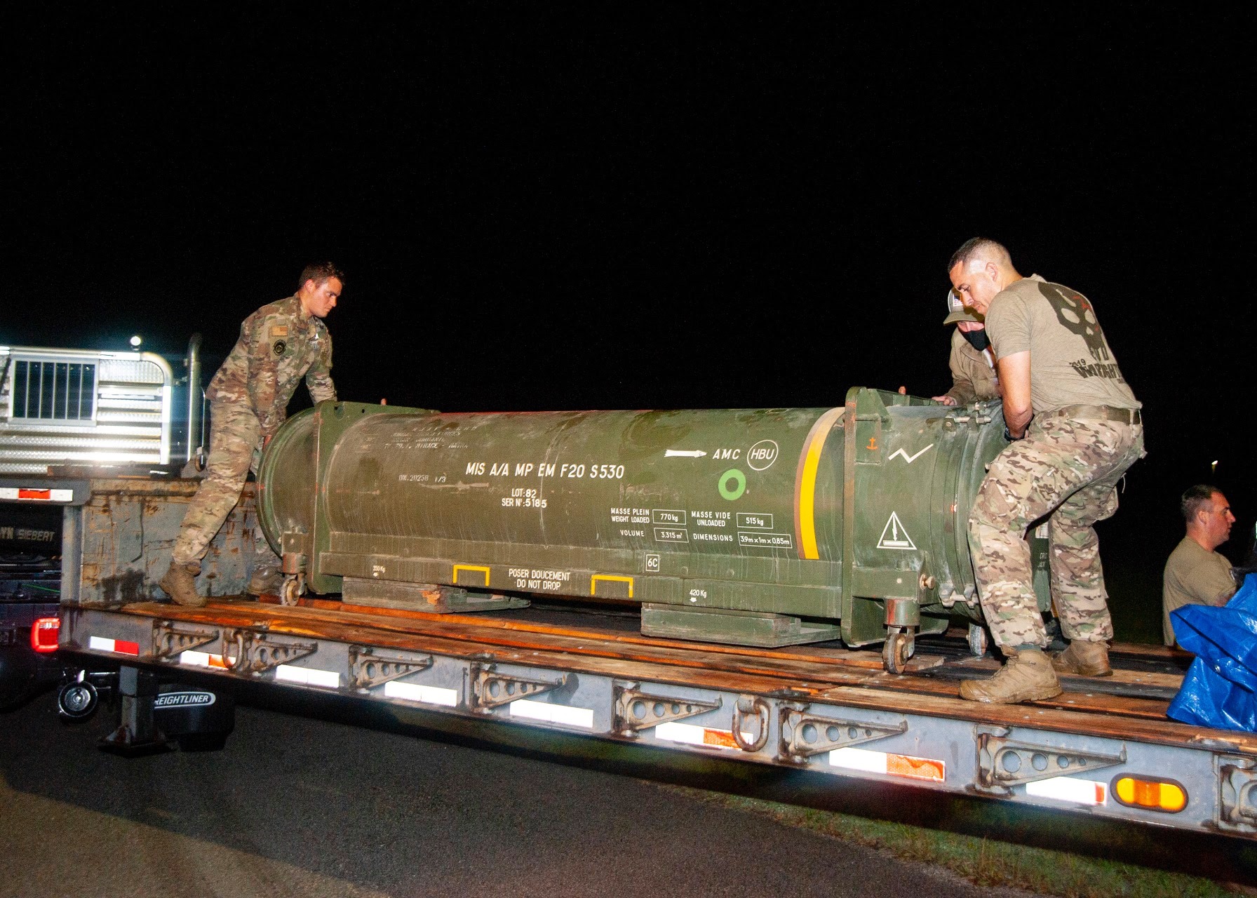 The missile was found at Lakeland Linder International Airport in Florida